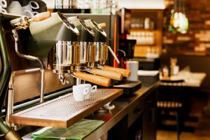 Frisch gebrühter Espresso