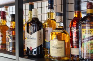 Auswahl an edlem Whiskey